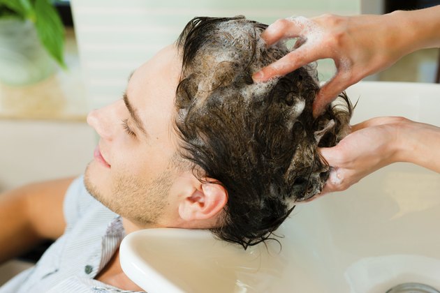 Man at the hairdresser