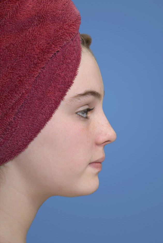 Female with towel