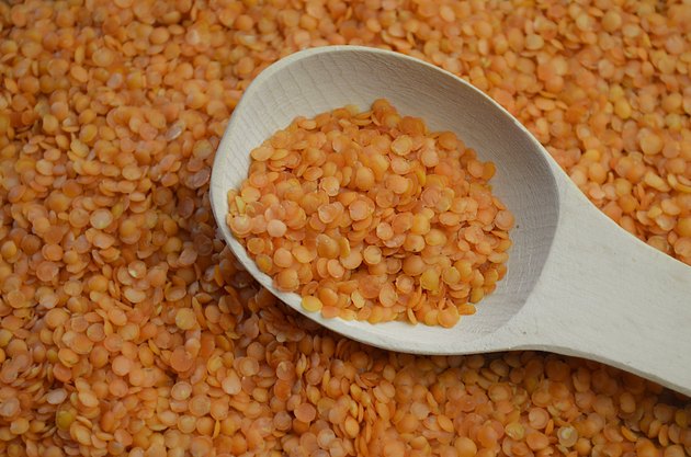 grain red lentils