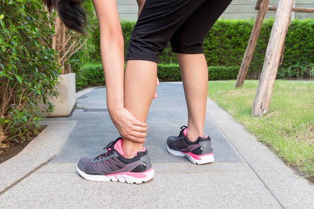 Ankle sprain while jogging or running