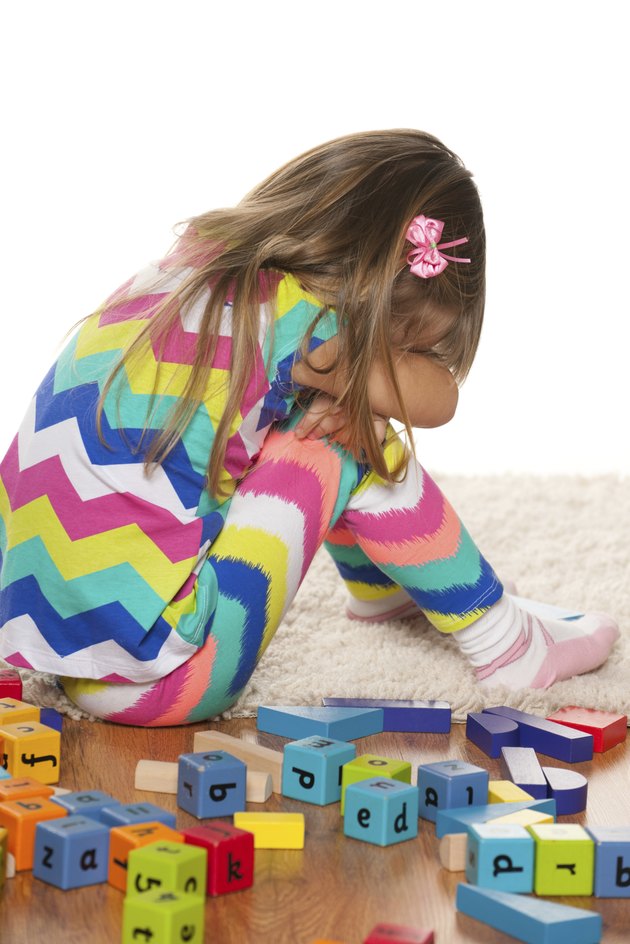 Little girl crying