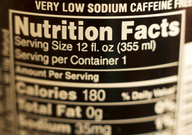 Nutrition facts