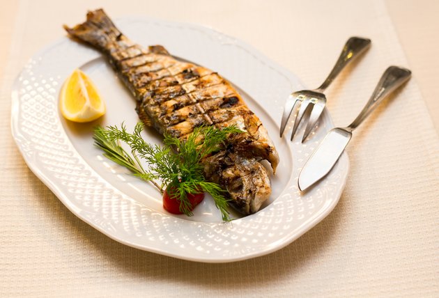 Grilled trout