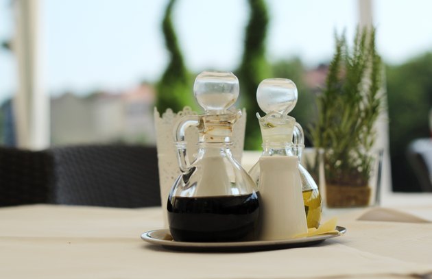 olive oil and balsamic vinegar - Mediterranean spices