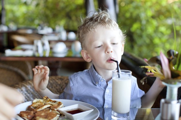 boy at vacation