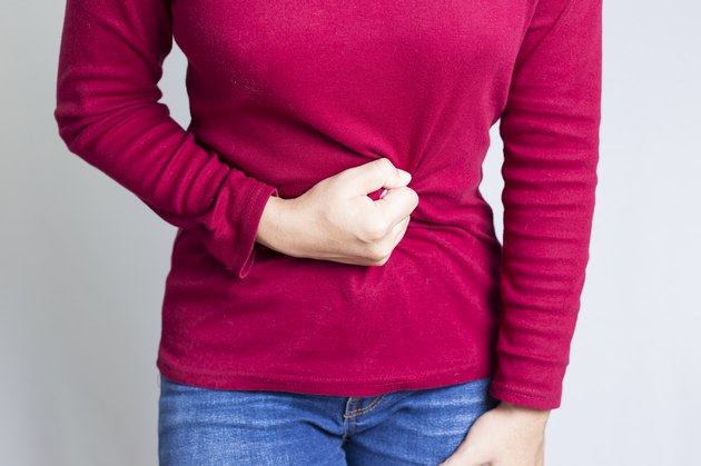 Woman Stomach Ache