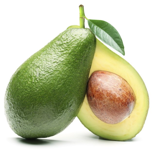 Avocado isolated on a white background