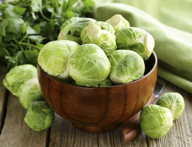green brussel sprouts
