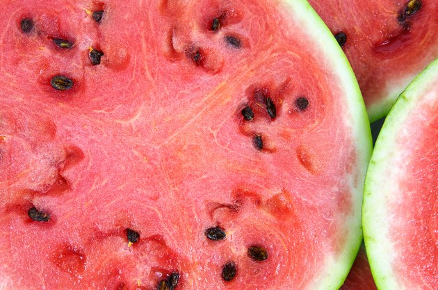 Cut watermelon