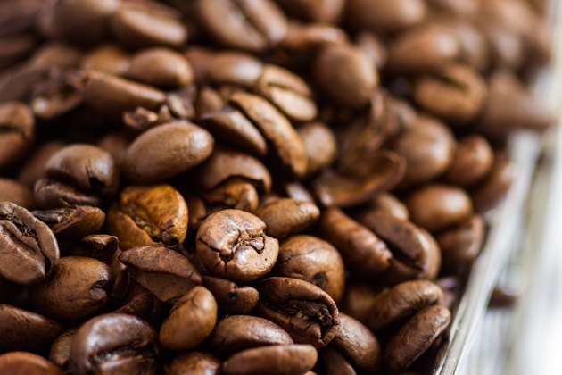 Lot of coffee beans