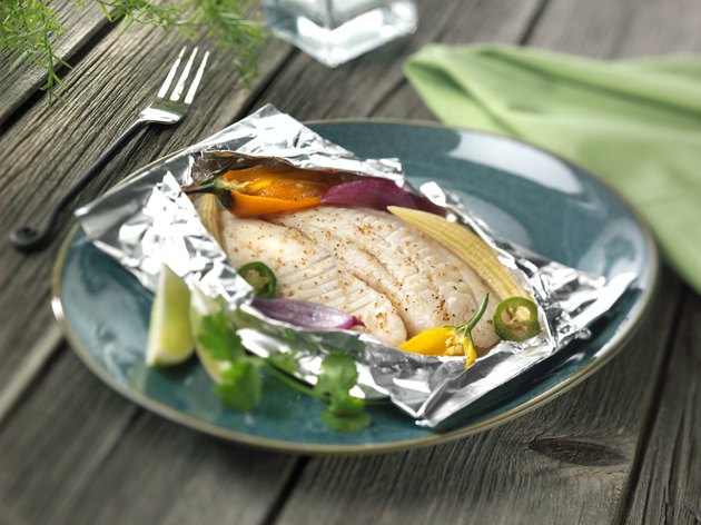 Tilapia in foil