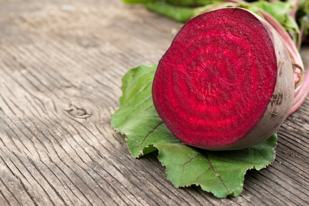 Fresh organic beets