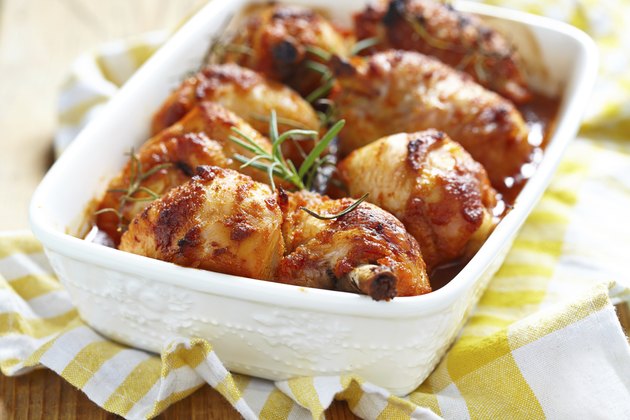 Baked chicken legs
