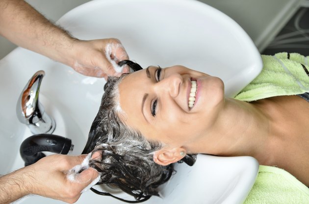 Washing hair