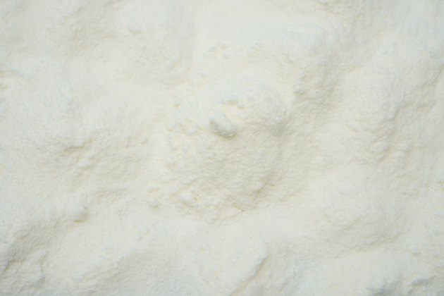 powdered milk as background