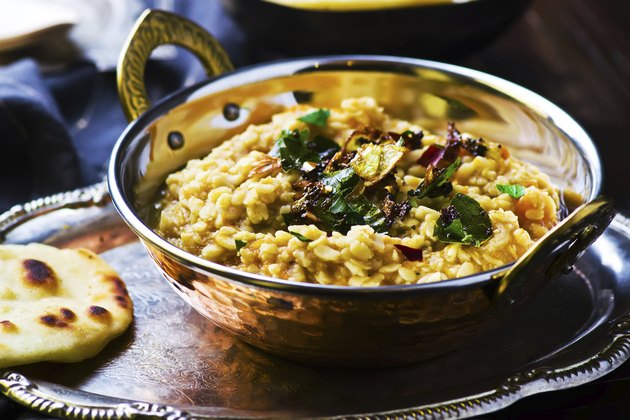dhal with pumpkin. Indian cuisine.