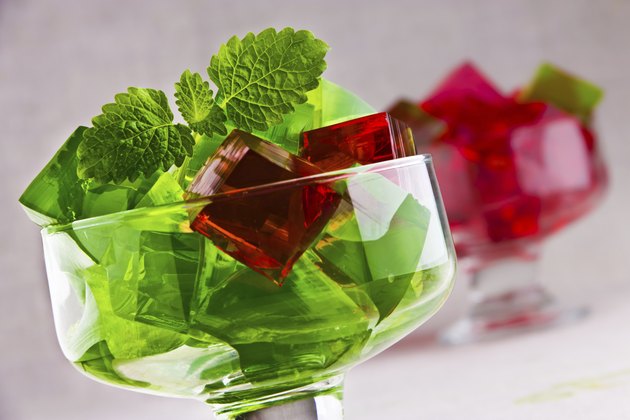 Delicious sweet jelly dessert