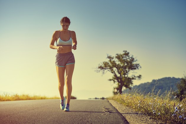 Running woman