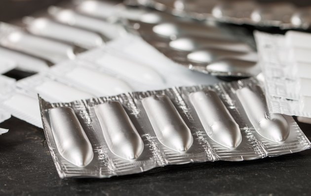 Different packages of suppository