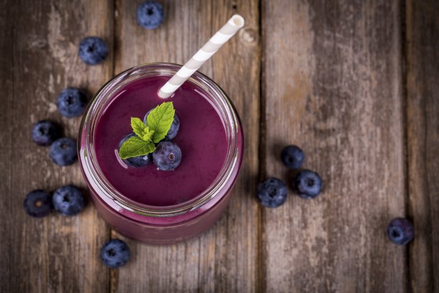 Blueberry smoothie