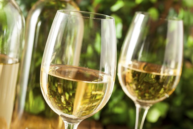 Refreshring White Wine in a Glass