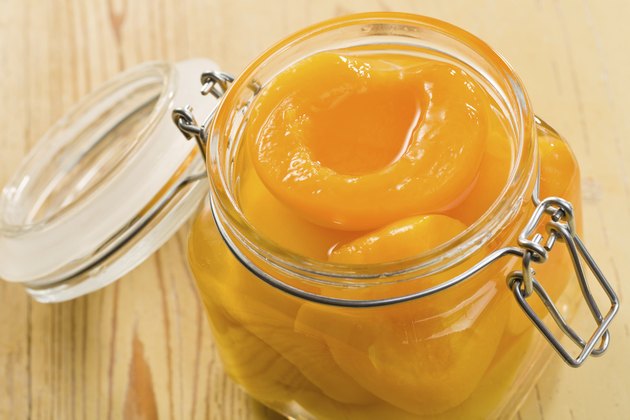 canned peach