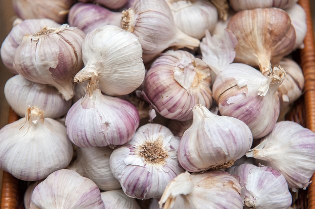 Garlic at market