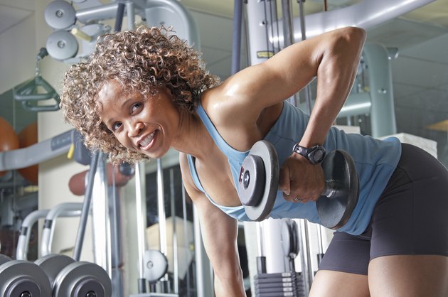 Woman working out