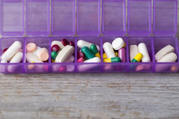 Medicines in a pillbox