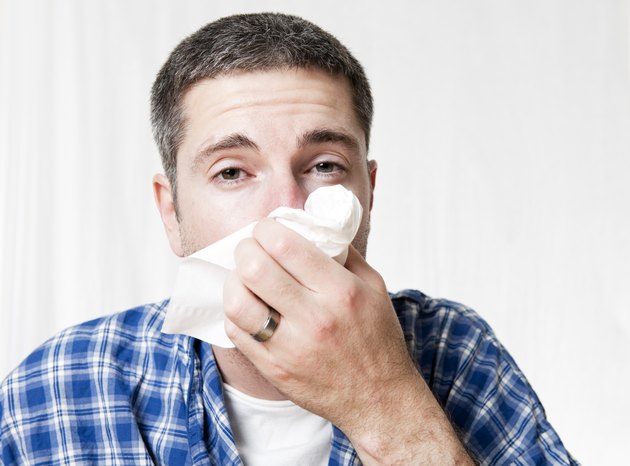 Man with Cold/Flu Series