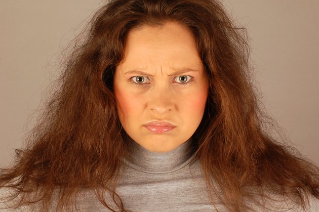 sulky woman