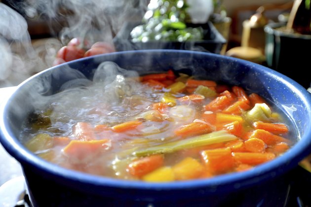 Steamy hot soup