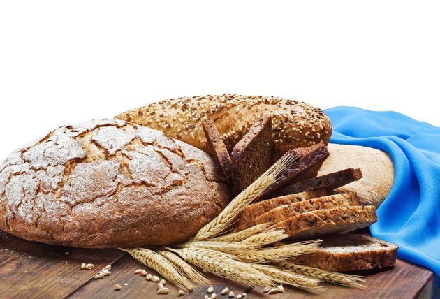 assortment of freshly baked bread