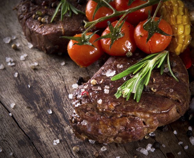 Delicious beef steak