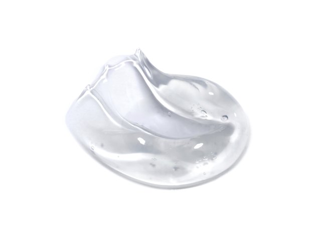 Gel isolated on white