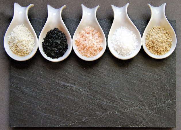 Variety of Different Sea Salts