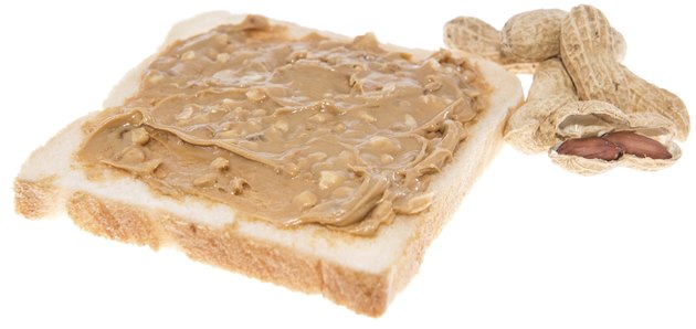 Isolated Peanut Butter Sandwich