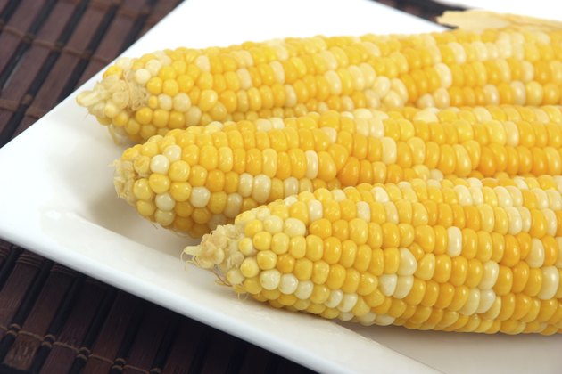 sweet corn on a plate