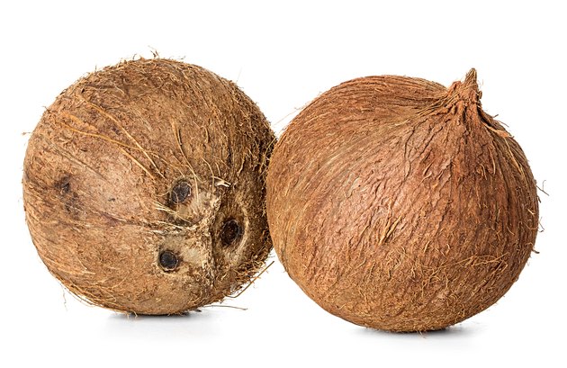 Coconut isolated on white background