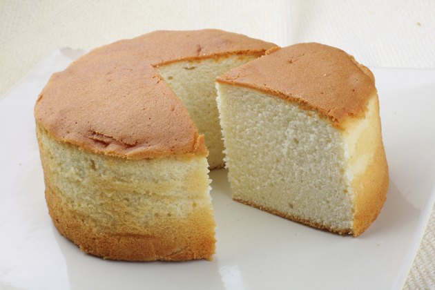 Homemade sponge cake