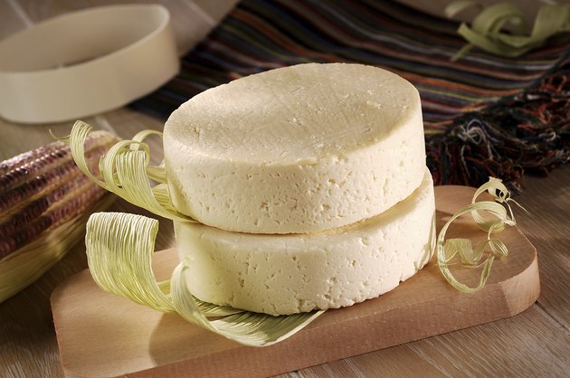 Farm Cheese with Corn Husk