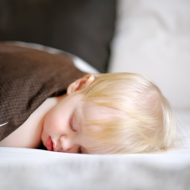 Toddler boy sleeping