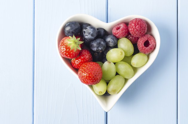 Fruit Heart Overhead