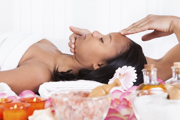 Woman Having A Massage