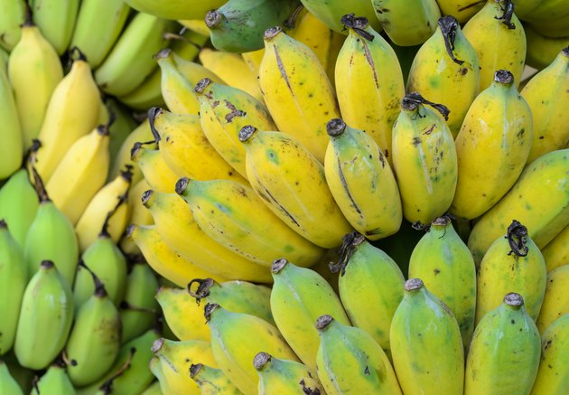 Ripe banana fruit background