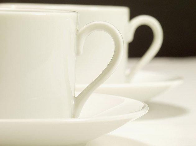 Two cups and saucers