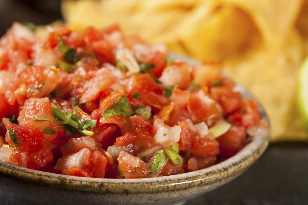 Homemade Pico De Gallo Salsa and Chips