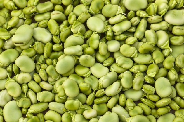 Lima beans background