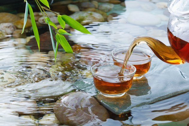 "Tea set,close-up"