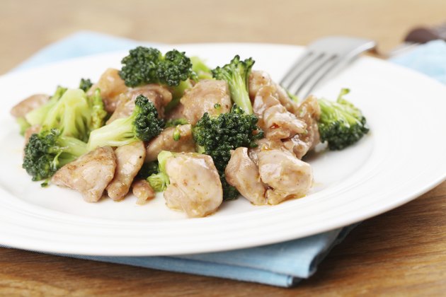 Chicken and broccoli stir fry